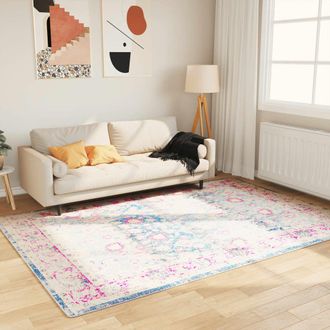 vidaXL Alfombra Lavable Antideslizante Multicolor 160x230 Cm Vidaxl