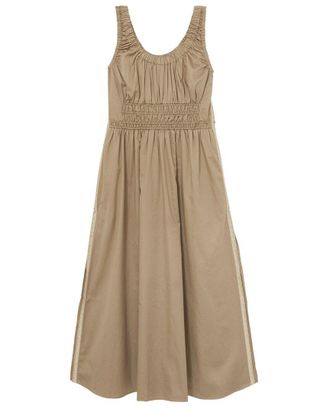 Reiss Anouk Craft Ruched Woven Dress