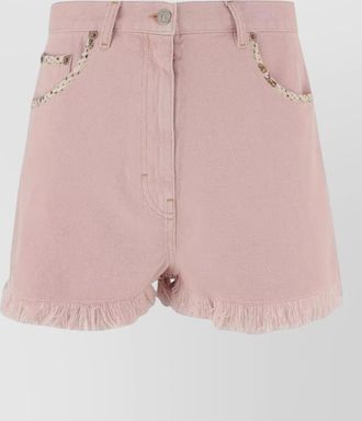 Valentino Garavani denim short shorts