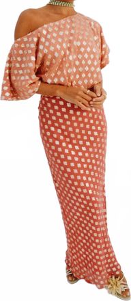 Never Fully Dressed Tilly Maxi Dress In Pink And Red