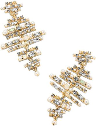 Kendra Scott Madelyn 14K Plated Gemstone CZ Statement Earring