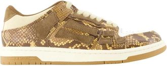 Amiri Skel Top Low - Heren - Sneakers - Bruin - 44 EU - Leer - Schoenen