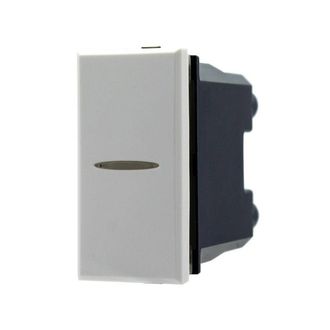 Trade Shop Trade Shop - Invertitore 1p 16a Assiale Colore Bianco Compatibile Con Bticino Axolute