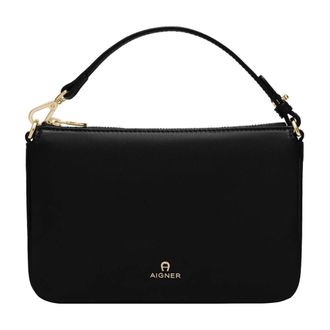 Aigner Dames, Tassen, Zwart, Maat: ONE Size Leer