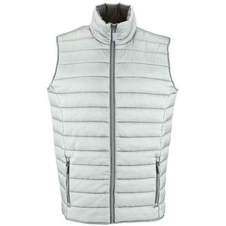 SOLS Heren Wave lichtgewicht bodywarmer (Metaalgrijs)