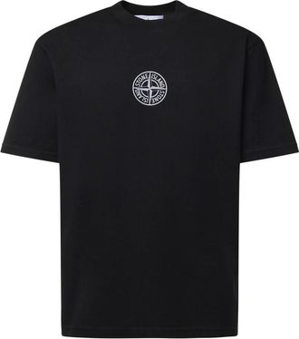Stone Island Low Infos T-Shirt - Heren - T-shirts - Zwart - XL - Katoen - Tops