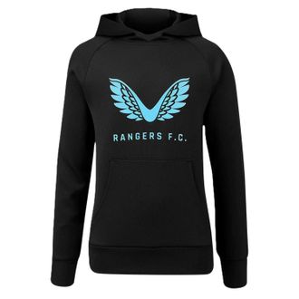 Castore Mens Rangers FC Hoodie (Black) Cotton - Size 2XL