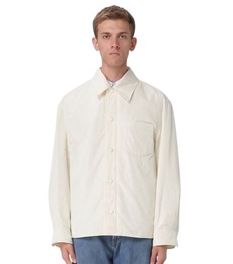 Ami Off White Solid Overshirt