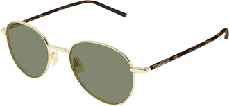 Saint Laurent SL 865 003 Mens Sunglasses Gold Size 50 - Free RX Lenses - Free RX Lenses