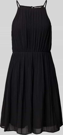 Only Tailliertes Minikleid mit Plissees Modell LIVA in Black, Gr&ouml;&szlig;e L