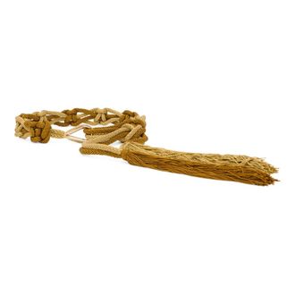 Alberta Ferretti Belt with Buckle and Tassels - female - Alberta Ferretti - Belts - Beige - S - Accessories