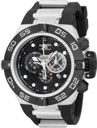 Invicta Subaqua Noma IV Black Dial Chronograph Stainless Steel Mens Watch 6564