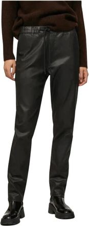 Pepe Jeans London Leren broeken - Dames - Leren Broeken - Zwart - W28 - Broeken