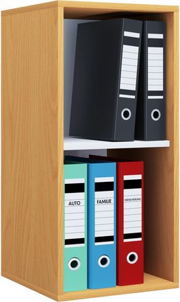 ebuy24 Estante De Madera Vcm De Pie Gabinete De Archivo De Ahorro De Espacio Dimensiones Aprox. Al. 74 X An. 35 X T. 37 Cm Estante Elegante Estante De Oficin