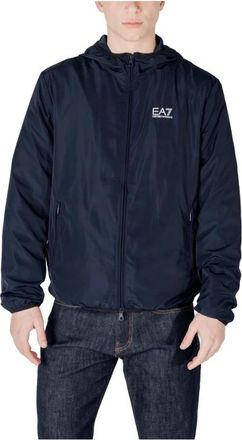 Emporio Armani 8Npb 22 Pngrz Jacket - Heren - Zomerjassen - Blauw - S - Polyester - Jassen