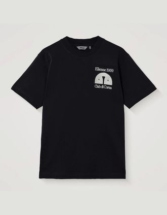 Ellesse Mens Club Di Corsa Tee - Black - Size: 38