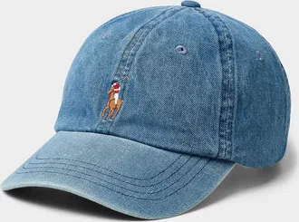 Polo Ralph Lauren Womens Classic logo denim baseball cap