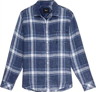 Rails Mens Havana Shirt In Indigo Glen