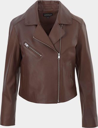 LaMarque Valeria Leather Biker Jacket
