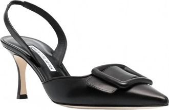 Manolo Blahnik Womens Maysli 70 Pumps In Black