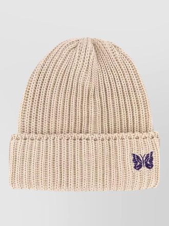 Needles wool beanie