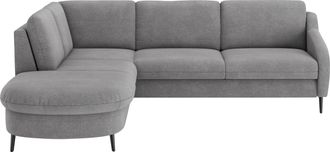 Sit&more Ecksofa »Soul L-Form« wahlweise mit Bettfunktion und Bettkasten oder Schubkasten