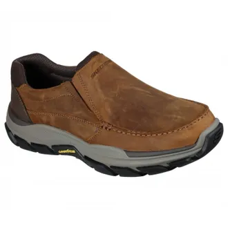Skechers Mens Relaxed Fit Slip-On Shoes In Brown