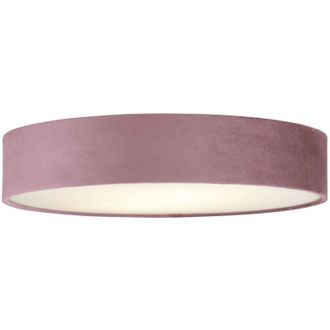 Searchlight Searchlight Drum Pleat 3 Colore Velluto Chiaro, Tonalit&agrave; Rosa