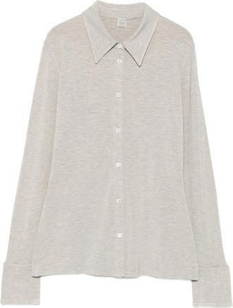 Toteme Long-sleeve Button-front Shirt