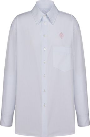 Seafarer White Kim Button-Up Cotton Shirt
