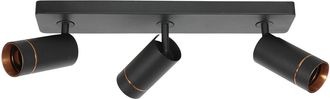 Steinhauer Foco - Negro - Downlume - Metal - Foco De Superficie - Gu10