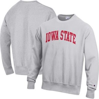 Champion Mens Champion Gray Iowa State Cyclones Reverse Weave Fleece Sweatshirt at Nordstrom, Size X-Large