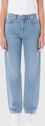 Ganni Jeans straight Ganni in denim di cotone organico