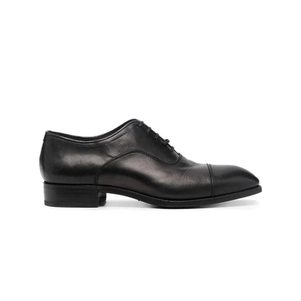 Lidfort Black Leather Square Toe Oxford Dress Shoes Mens 9 Made in Italy Good LF Lidfort Patent Leather Dress Shoes, Black, Mens US11 | eBay main image 3