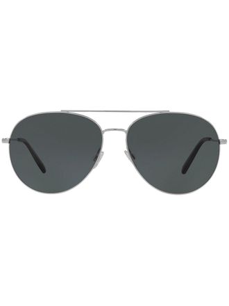 Oliver Peoples Occhiali da sole con montatura stile pilota Airdale - Argento