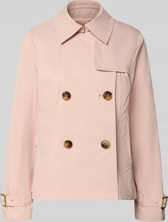 Michael Kors Trenchcoat mit Knopfverschluss in Rosa, Gr&ouml;&szlig;e XL