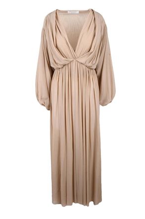 Philosophy di Lorenzo Serafini Stretch Tulle Dress - Beige