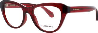 Ferragamo Demo Cat Eye Ladies Eyeglasses SF2989 616 51