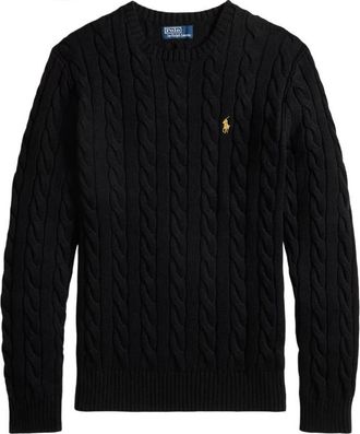 Polo Ralph Lauren Cable-Knit Cotton Jumper, Size X-Large