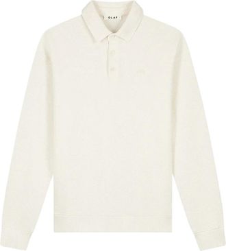 Olaf Hussein Signature Oversized Polo - Heren - Polos - Wit - S - Tops