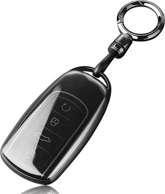 Generic Car Key Fob Cover fit for Chery Jaecoo J7 J8 7 Tiggo 8plus 8 5 Plus 7pro Max Omoda 5 C5, Keyring Key Case Accessories,C