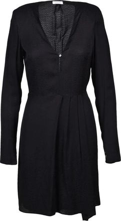 Patrizia Pepe Flared Dress Viscose - Black