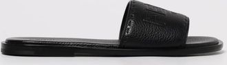 Fendi Roma Leather Slide Sandals, Brand Size 10 ( US Size 11 )