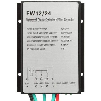 OEM Controlador De Carga Para Generador De Turbina E&oacute;lica. Regulador De Carga Autom&aacute;tico Para Generador De Turbina E&oacute;lica Fw12/24 12/24v 300w/600w. Resist