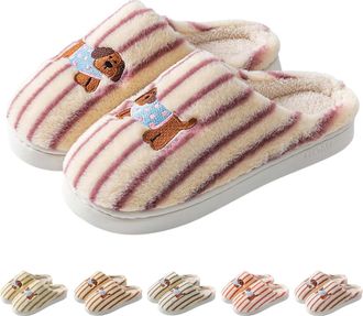 Generic FGUUTYM Plush Slippers for Men and Women, Winter Warm Mules, Fleece Lined, Fluffy Felt Slippers, Memory Foam, Lightweight Slippers, Soft Comfortable H