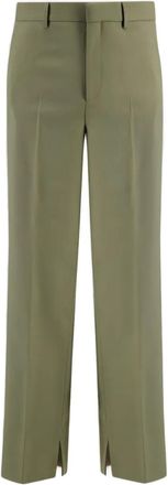 Gucci Gabardine wollen broek - Groen