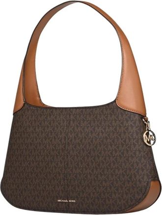 Michael Kors Alice Large Hobo Bag - Dames - Schoudertassen - Bruin - ONE Size - Leer - Tassen