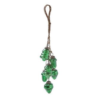 Tag Festive Tree and Acorn Ornament Cluster for Christmas in Green at Nordstrom