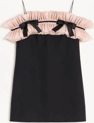 Valentino Crepe Couture Short Dress Wo