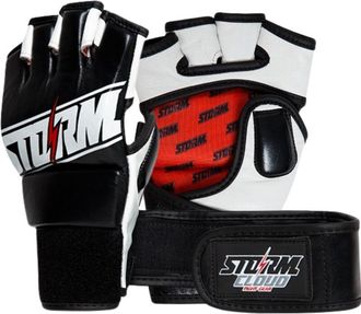 OEM Guantes De Mma Stormcloud Tempest Negros/rojos, 4 Oz, Grandes